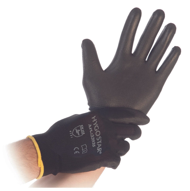 franz mensch Arbeitshandschuhe Black Ace XS schwarz