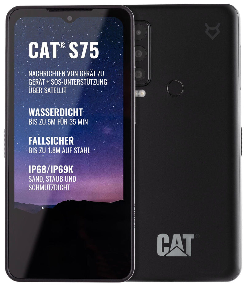 CAT Outdoor-Smartphone S75 128GB schwarz
