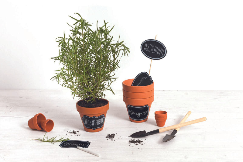 folia Tafelfolien Etiketten schwarz