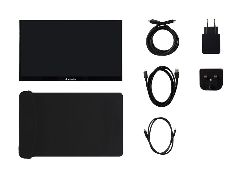 Verbatim Portable PMT-14 Monitor 30,6 cm (14,0 Zoll) schwarz