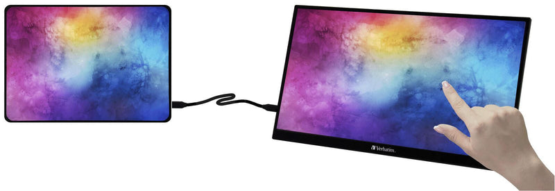 Verbatim Portable PMT-14 Monitor 30,6 cm (14,0 Zoll) schwarz