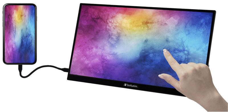 Verbatim Portable PMT-14 Monitor 30,6 cm (14,0 Zoll) schwarz
