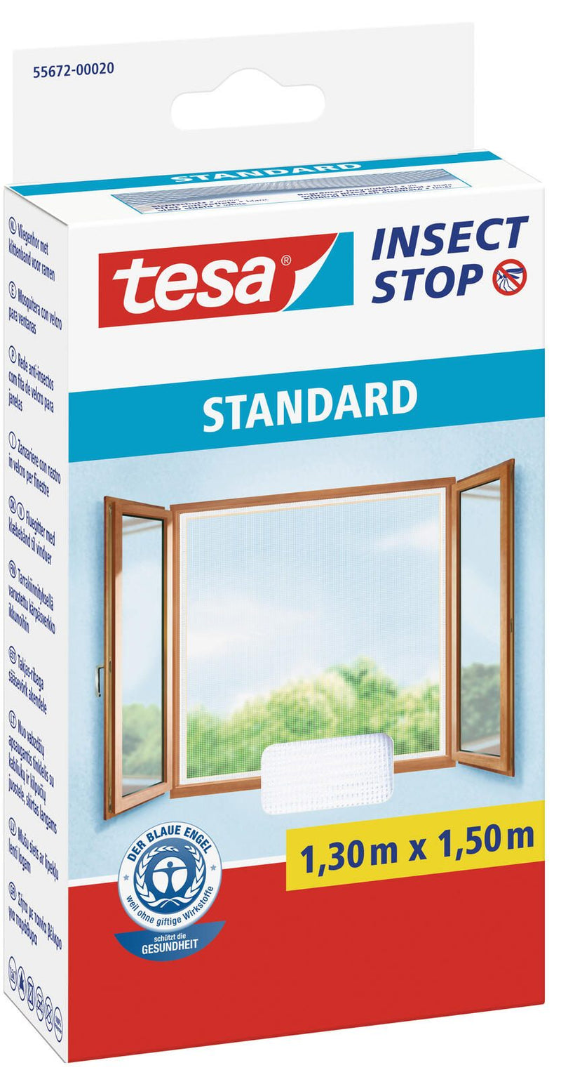 tesa Fliegengitter Insect Stop STANDARD weiß 1,3 x 1,5 m