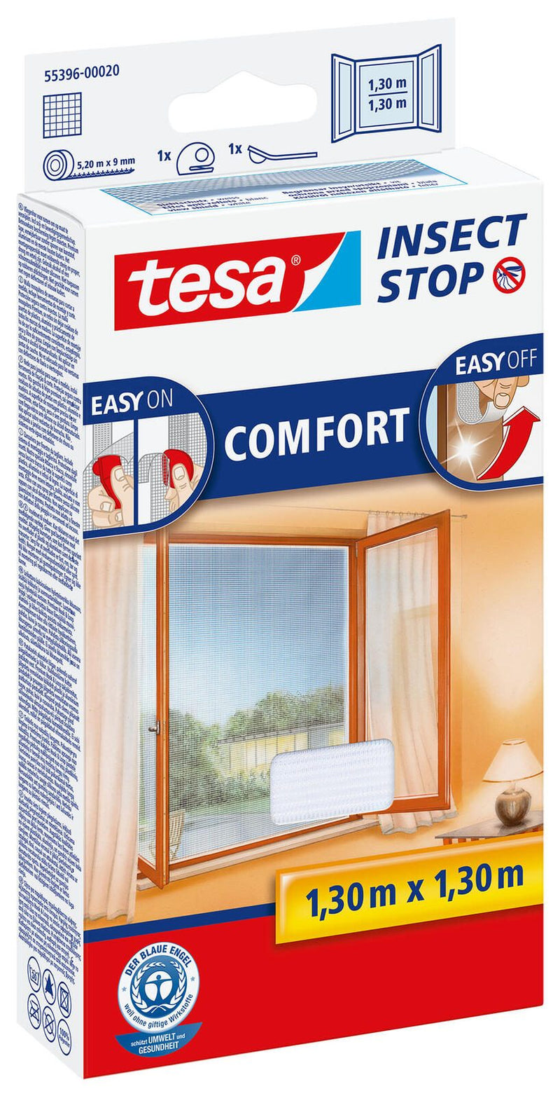 tesa Fliegengitter Insect Stop COMFORT weiß 1,2 x 2,4 m