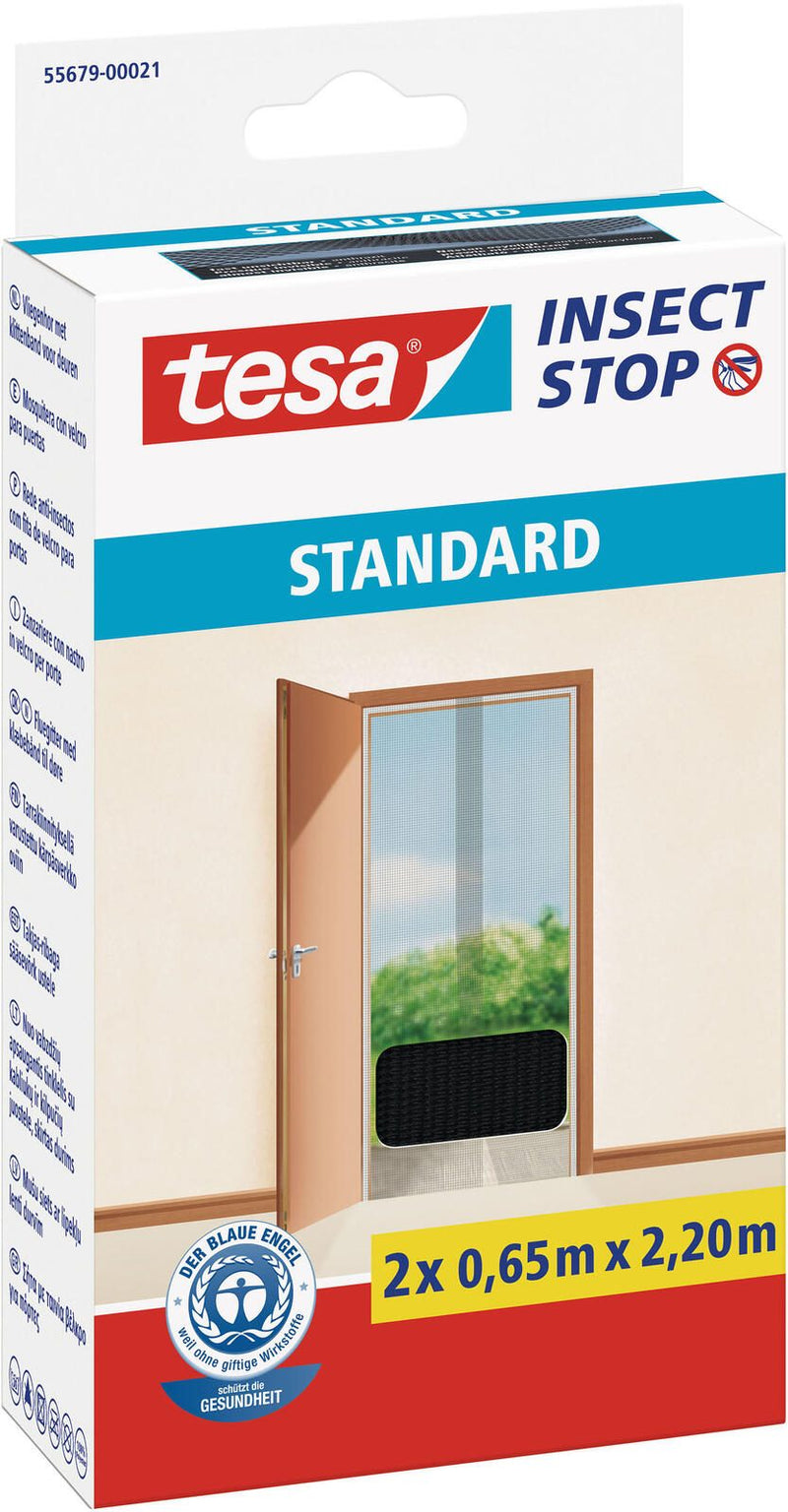 tesa Fliegengitter INSECT STOP anthrazit 2 x 0,65 x 2,2 m