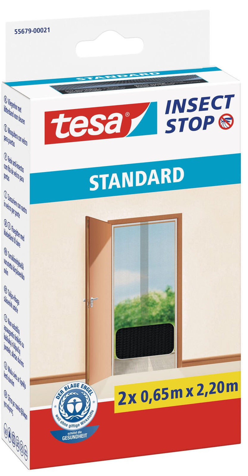 tesa Fliegengitter INSECT STOP anthrazit 2 x 0,65 x 2,2 m