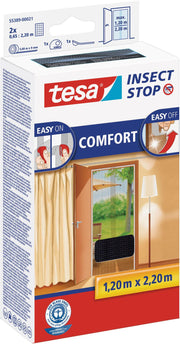 tesa Fliegengitter INSECT STOP anthrazit 1,2 x 2,2 m