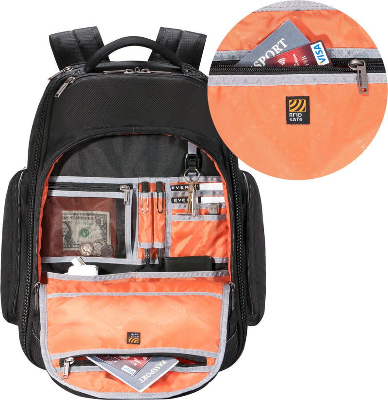 EVERKI Rucksack-Trolley ATLAS schwarz 30,0 l bis 44,0 cm (17,3 Zoll)