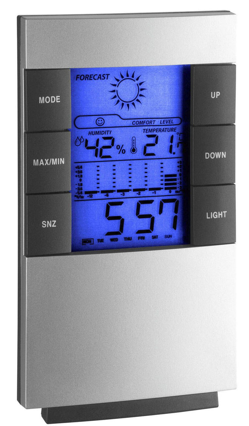 TFA® 35.1087 Wetterstation silber, schwarz