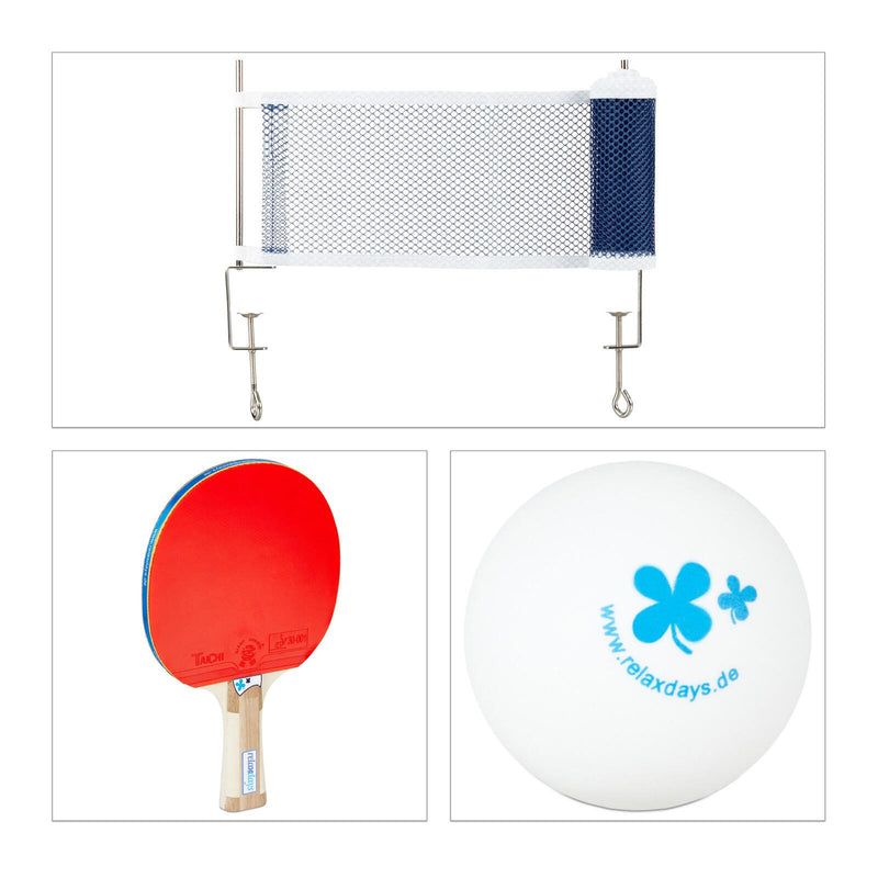 relaxdays Tischtennis-Set