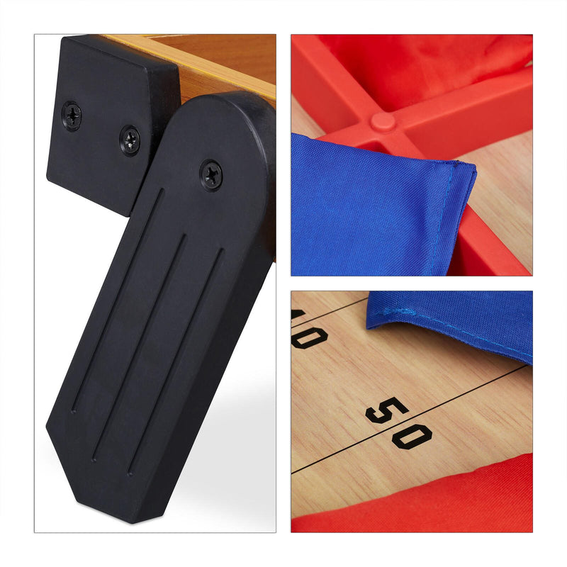 relaxdays 2 in 1 Cornhole & Tic Tac Toe Wurfspiel