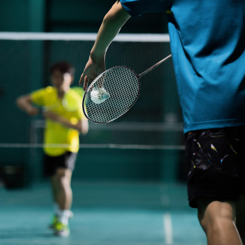 relaxdays Badminton-Set schwarz