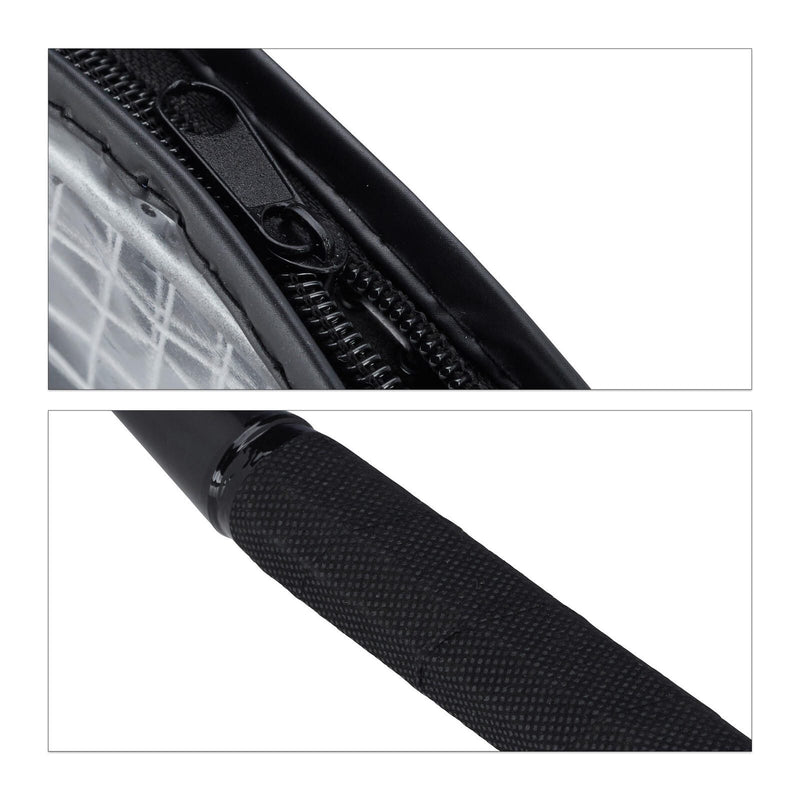 relaxdays Badminton-Set schwarz