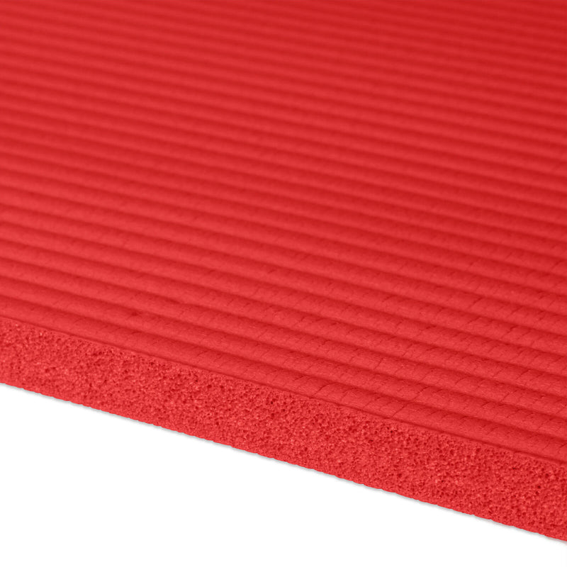 relaxdays Yogamatte rot 60,0 x 180,0 x 1,0