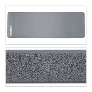 relaxdays Yogamatte grau 60,0 x 180,0 x 1,0