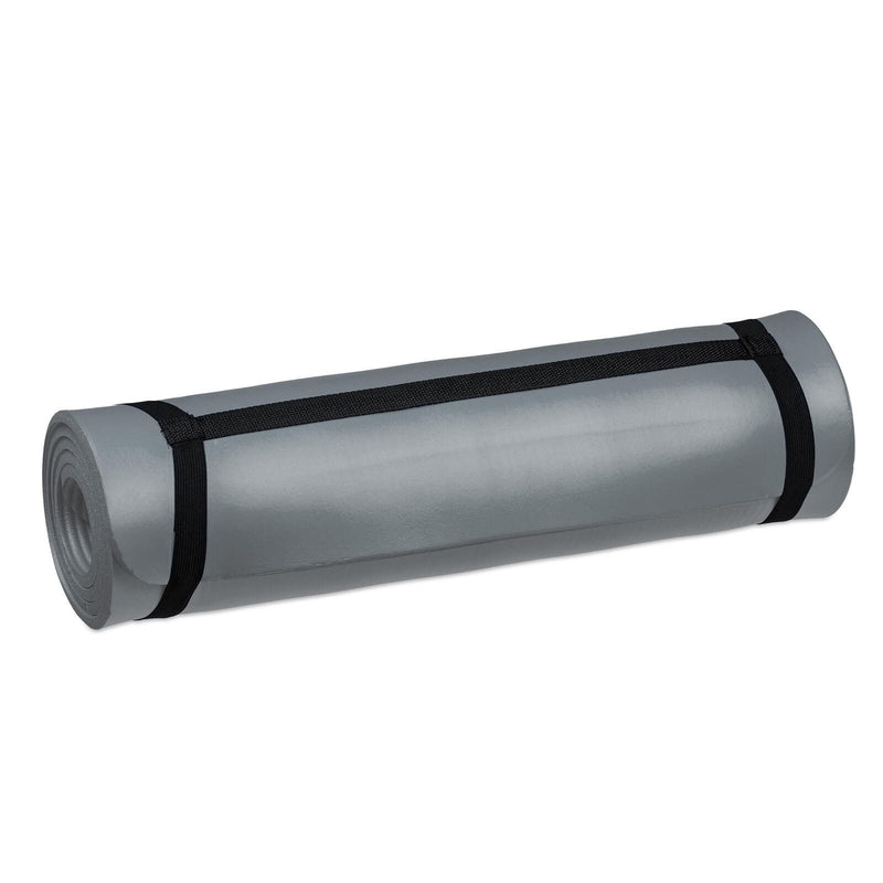 relaxdays Yogamatte grau 60,0 x 180,0 x 1,0