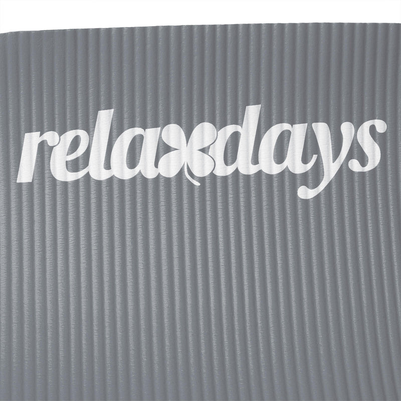 relaxdays Yogamatte grau 60,0 x 180,0 x 1,0