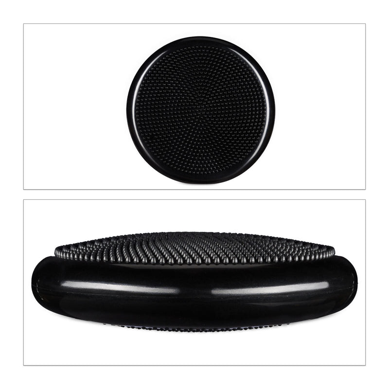 relaxdays Balance-Kissen schwarz Höhe: 7,0