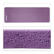 relaxdays Yogamatte violett 60,0 x 180,0 x 1,0