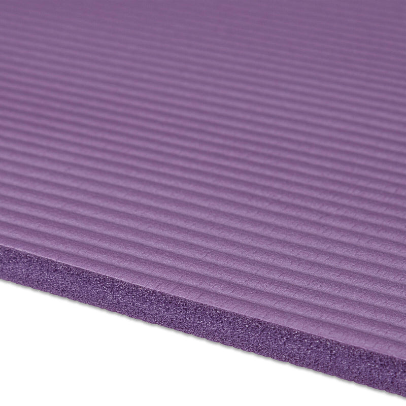 relaxdays Yogamatte violett 60,0 x 180,0 x 1,0