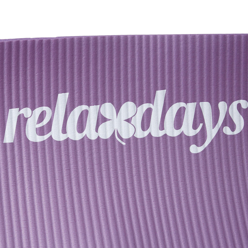 relaxdays Yogamatte violett 60,0 x 180,0 x 1,0