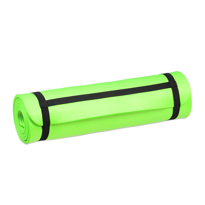 relaxdays Yogamatte grün 60,0 x 180,0 x 1,0