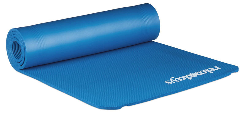 relaxdays Yogamatte blau 60,0 x 180,0 x 1,0