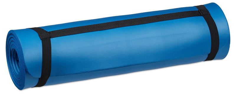 relaxdays Yogamatte blau 60,0 x 180,0 x 1,0