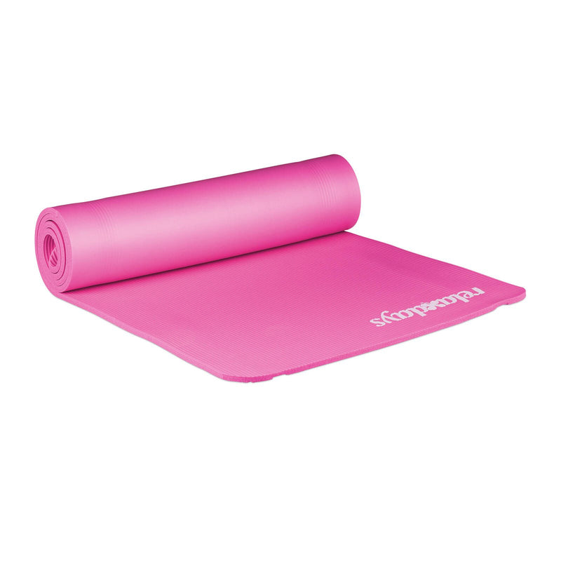 relaxdays Yogamatte pink 60,0 x 180,0 x 1,0