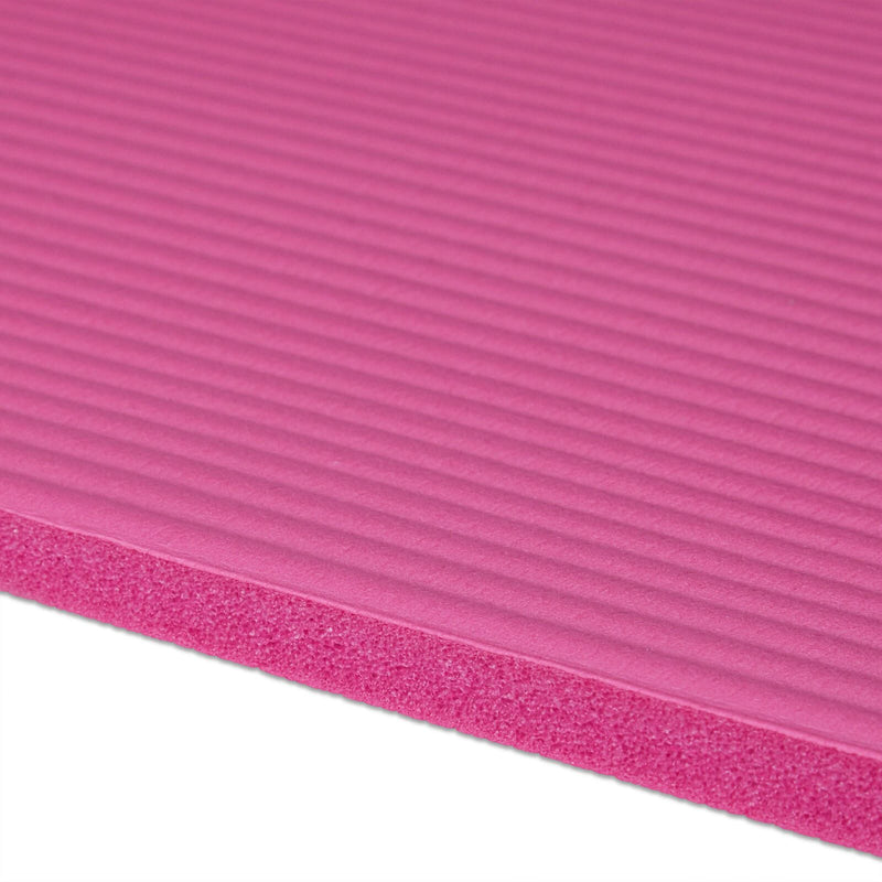 relaxdays Yogamatte pink 60,0 x 180,0 x 1,0