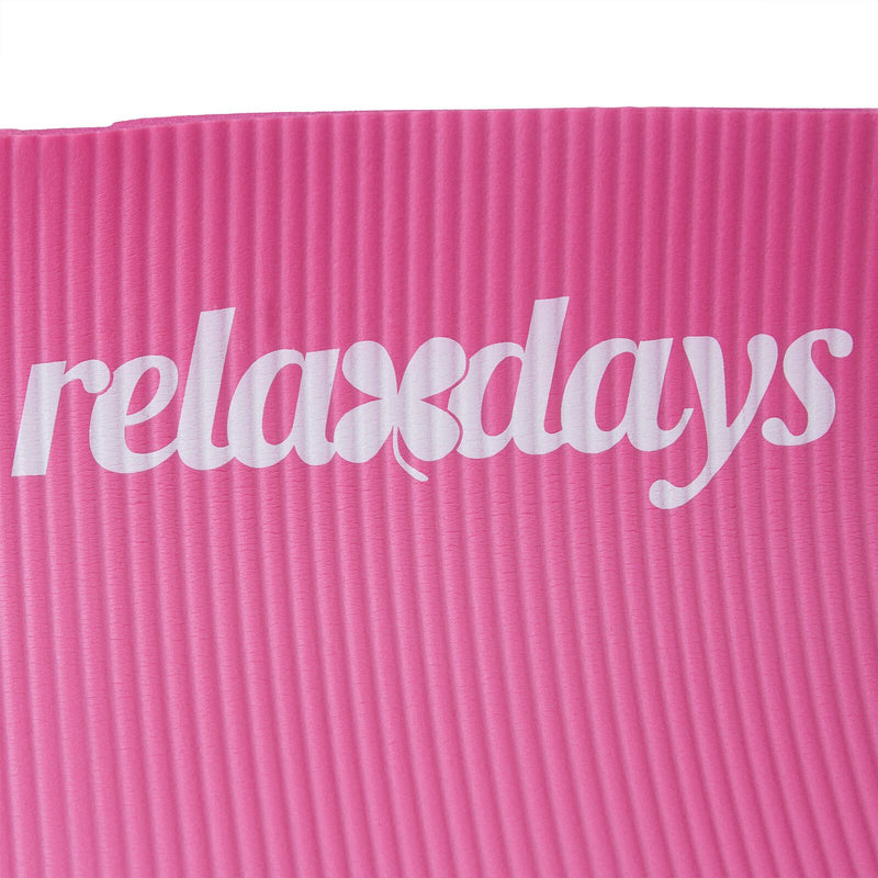 relaxdays Yogamatte pink 60,0 x 180,0 x 1,0