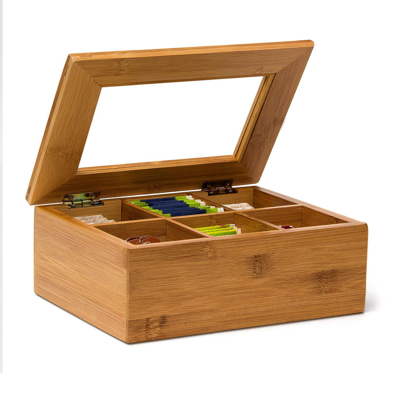 relaxdays Teebox braun