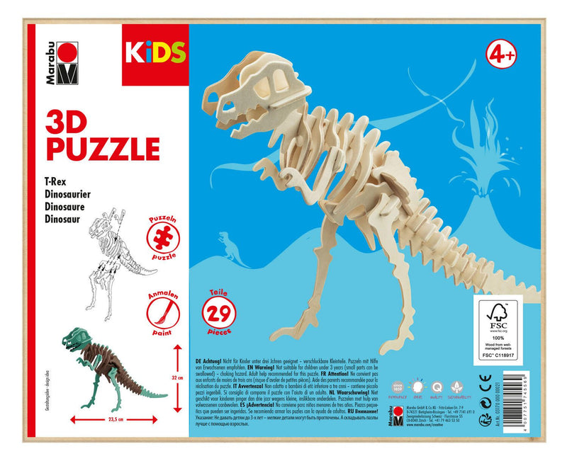 Marabu KiDS T-Rex 3D-Puzzle