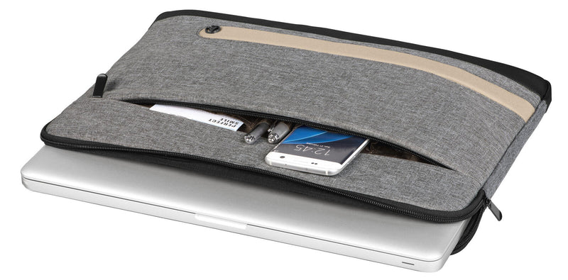 Hama Laptophülle Terra grau bis 39,6 cm (15,6 Zoll)