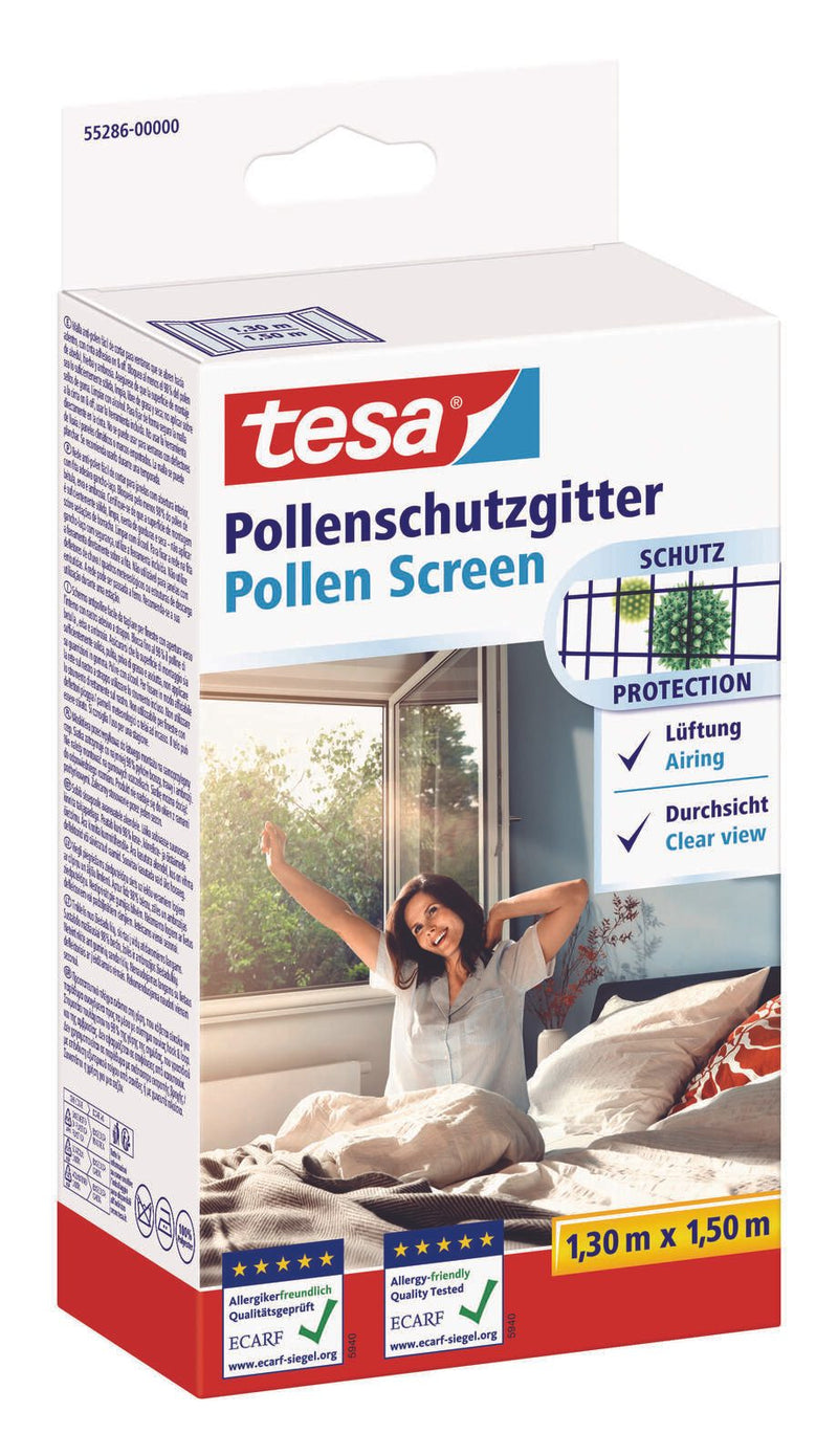 tesa Pollenschutzgitter Pollen Screen anthrazit 1,30 x 1,50 m