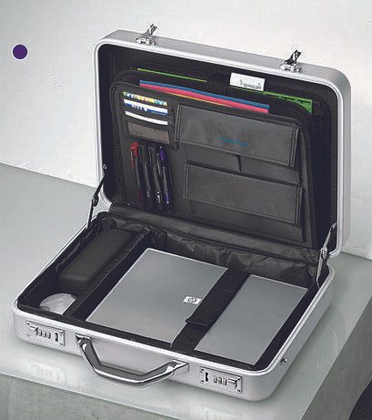 ALUMAXX Aktenkoffer MERCATO silber bis 43,2 cm (17 Zoll)