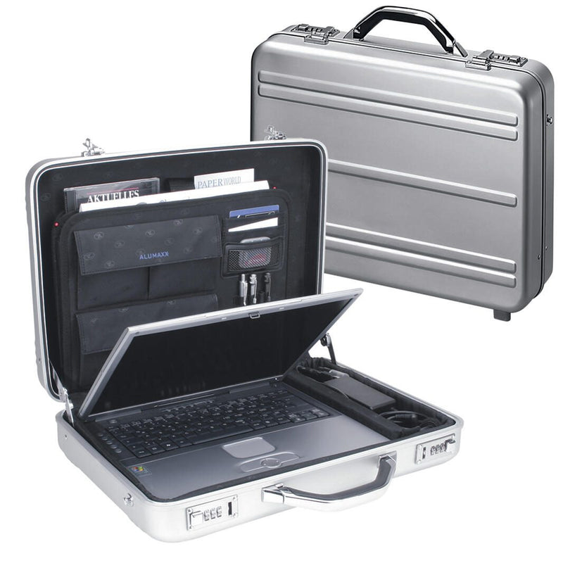 ALUMAXX Aktenkoffer MERCATO silber bis 43,2 cm (17 Zoll)