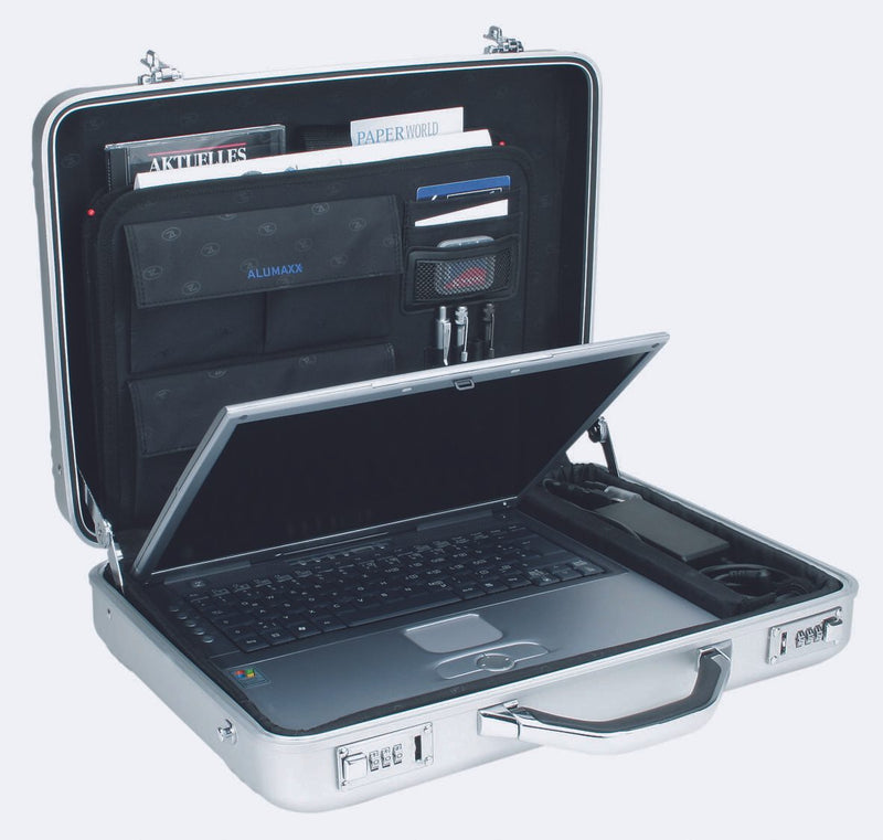 ALUMAXX Aktenkoffer MERCATO silber bis 43,2 cm (17 Zoll)
