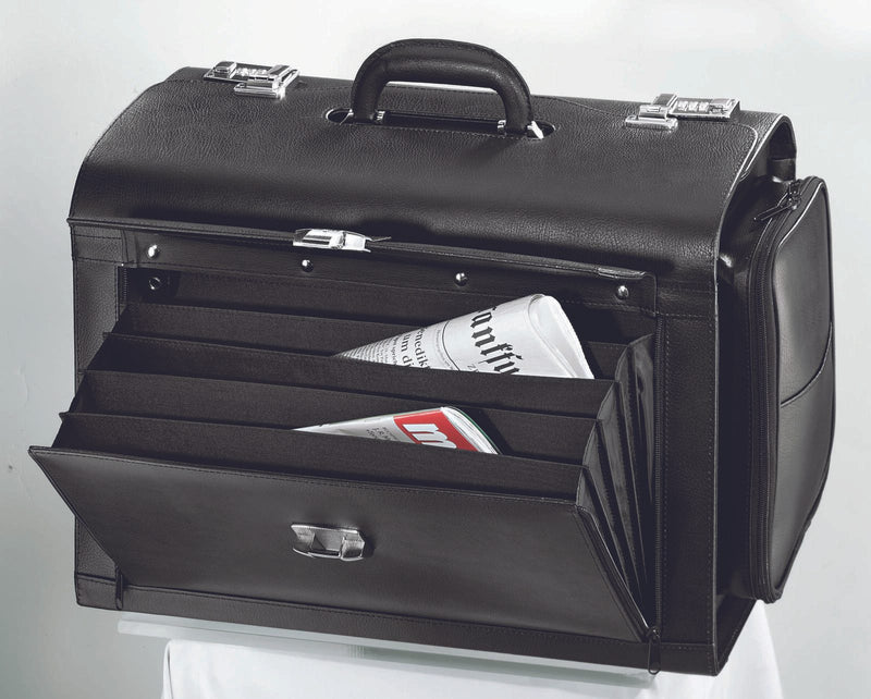 Alassio Pilotenkoffer VERONA schwarz bis 43,2 cm (17 Zoll)