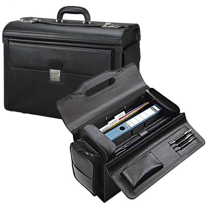 Alassio Pilotenkoffer VERONA schwarz bis 43,2 cm (17 Zoll)