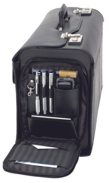 Alassio Pilotenkoffer VERONA schwarz bis 43,2 cm (17 Zoll)