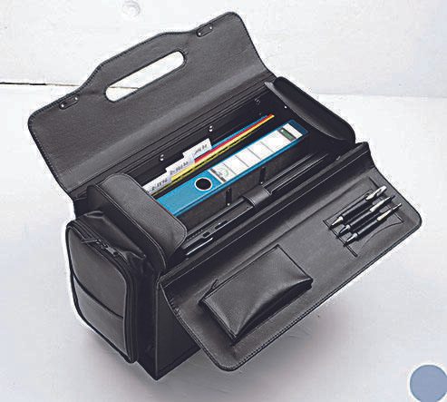 Alassio Pilotenkoffer VERONA schwarz bis 43,2 cm (17 Zoll)