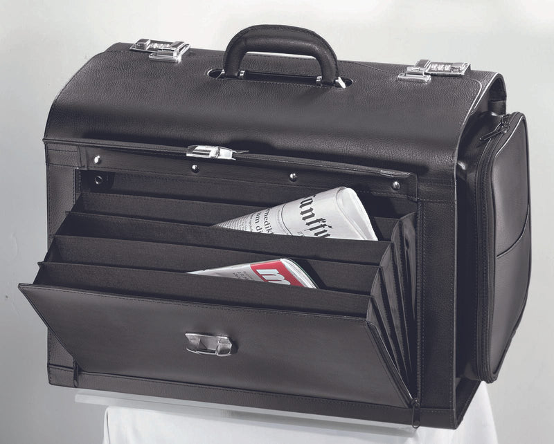 Alassio Pilotenkoffer VERONA schwarz bis 43,2 cm (17 Zoll)