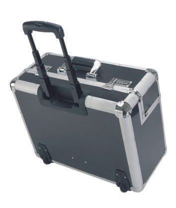 ALUMAXX Pilotenkoffer C-2 schwarz/silber bis 43,2 cm (17 Zoll)