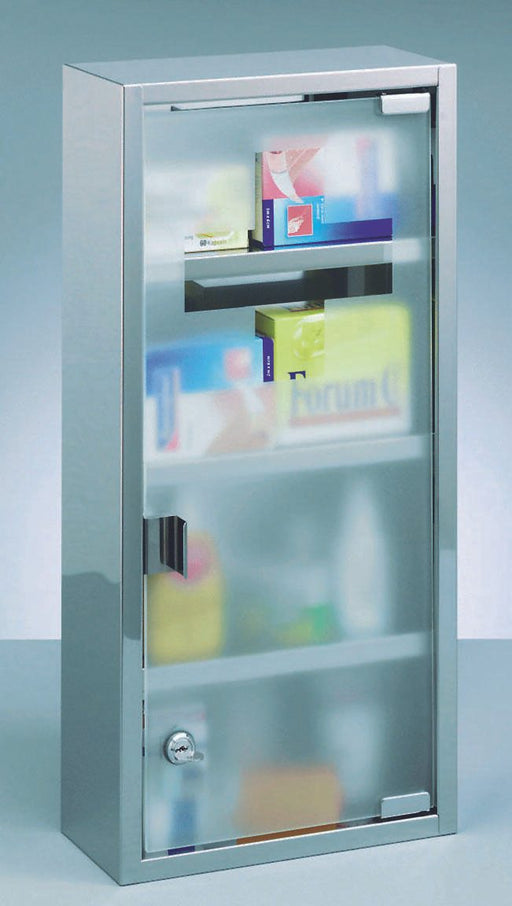 Zeller Medizinschrank silber
