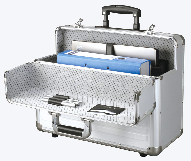 ALUMAXX Pilotenkoffer OMEGA silber bis 43,2 cm (17 Zoll)