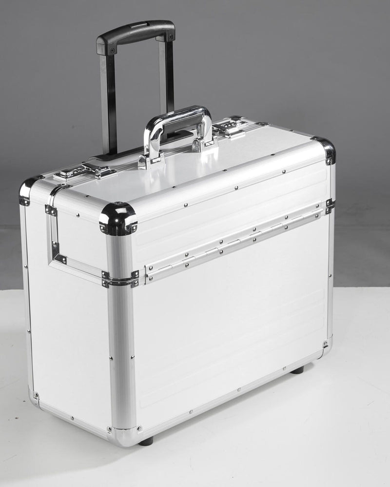 ALUMAXX Pilotenkoffer OMEGA silber bis 43,2 cm (17 Zoll)