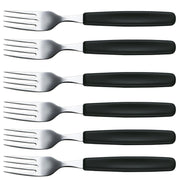 VICTORINOX Gabeln Tafelgabeln schwarz, silber