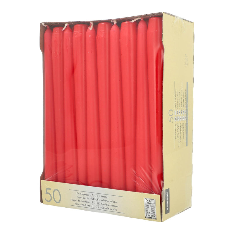 PAPSTAR Kerzen 25 cm rot