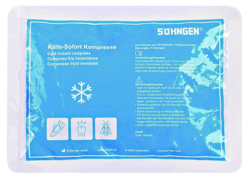 SÖHNGEN Kühlpad 15 cm x 21 cm blau